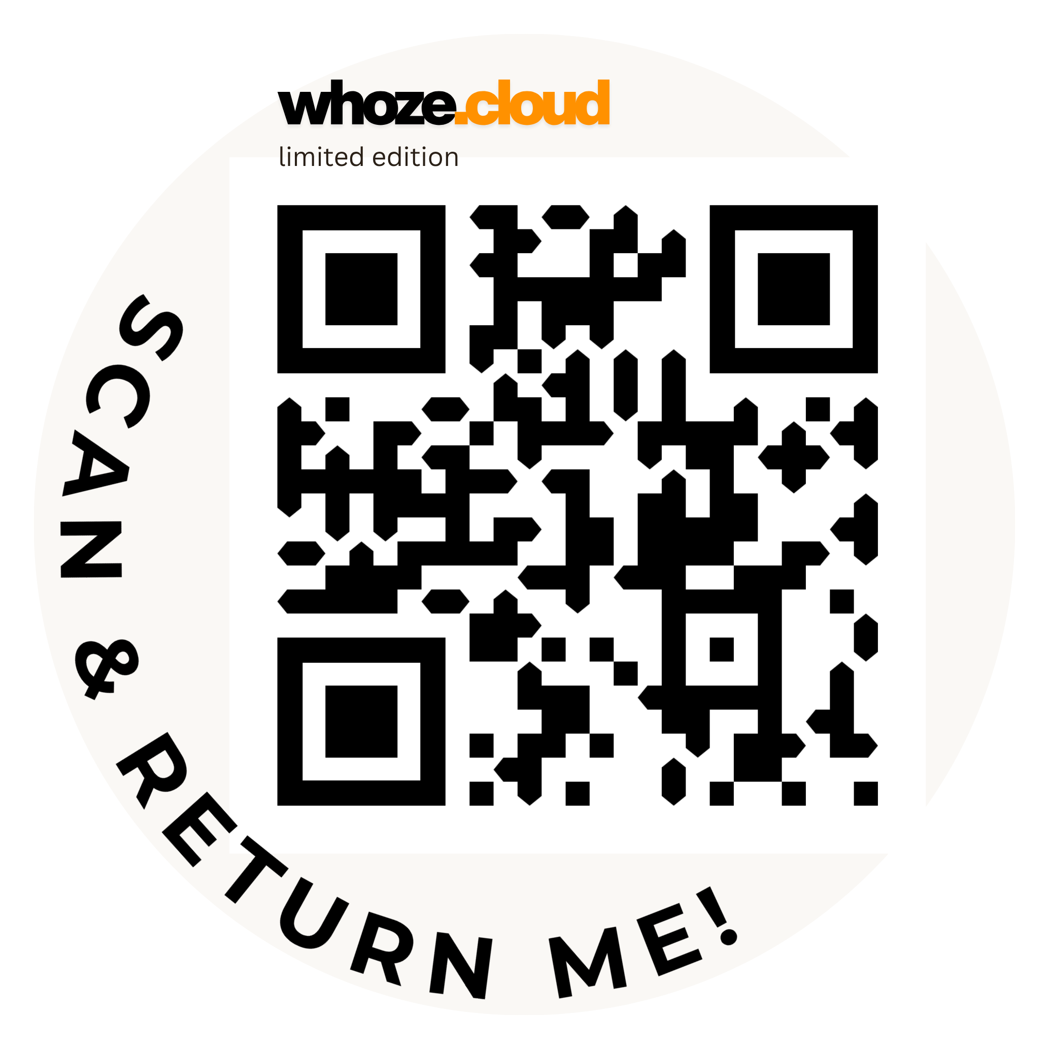 Identity QR Sticker